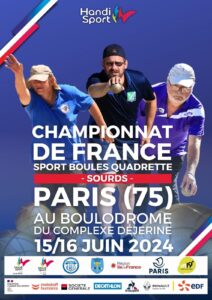 Championnat de France de Boules Quadrette – Sourds –